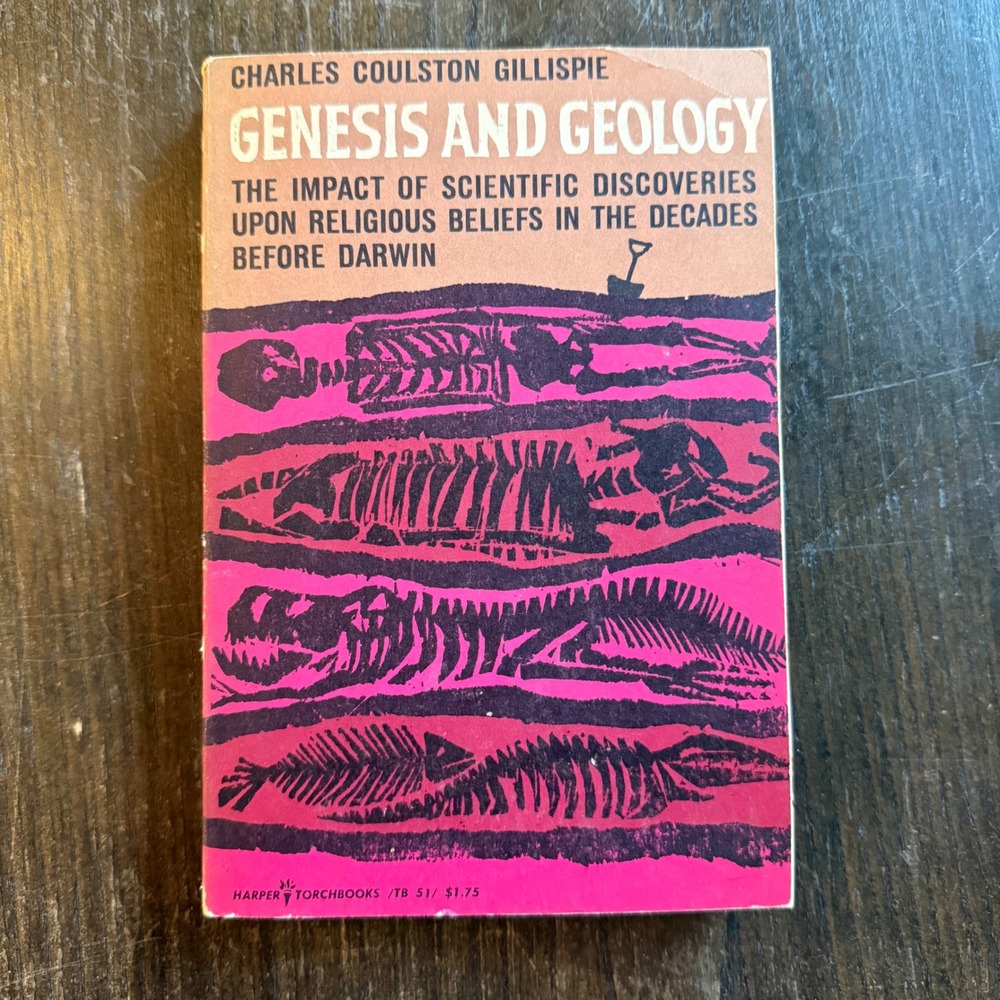 Genesis and Geology Charles Coulston Gillispie 1959 Harper Torchbook Raskin